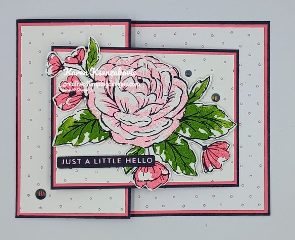 Stampin' Up! Sweetly Sentimental Fun Fold 2 creativestampingdesigns.com