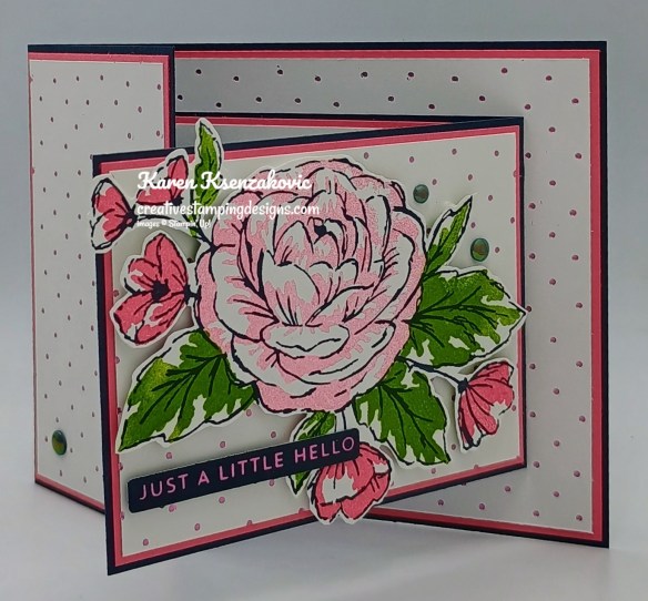 Stampin' Up! Sweetly Sentimental Fun Fold 4 creativestampingdesigns.com