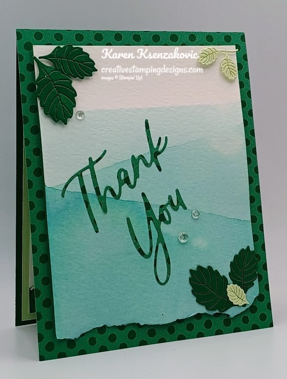 Stampin' Up! Words & Wishes Thank You 3 creativestampingdesigns.com