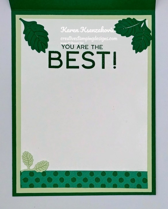 Stampin' Up! Words & Wishes Thank You 5 creativestampingdesigns.com