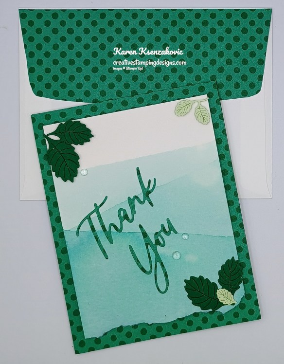 Stampin' Up! Words & Wishes Thank You 7 creativestampingdesigns.com