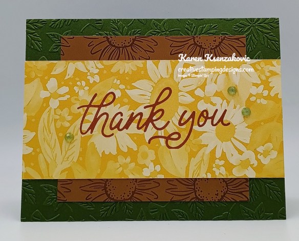 Stampin' Up! Classic Sunflower Greetings 2 creativestampingdesigns.com