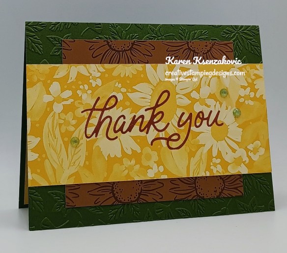 Stampin' Up! Classic Sunflower Greetings 3 creativestampingdesigns.com