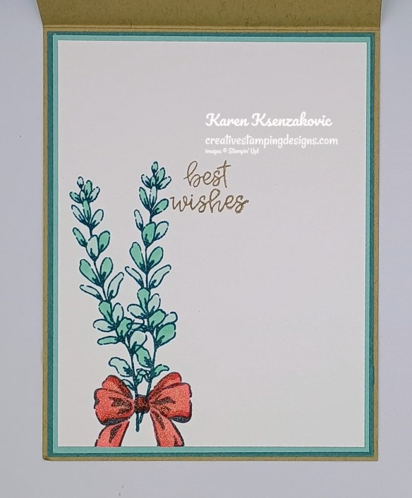 Stampin' Up! Elegantly Wrapped Greenery 5 creativestampingdesigns.com