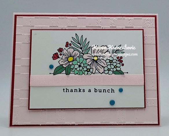 Stampin' Up! Everlasting Thanks CAS 2 creativestampingdesigns.com