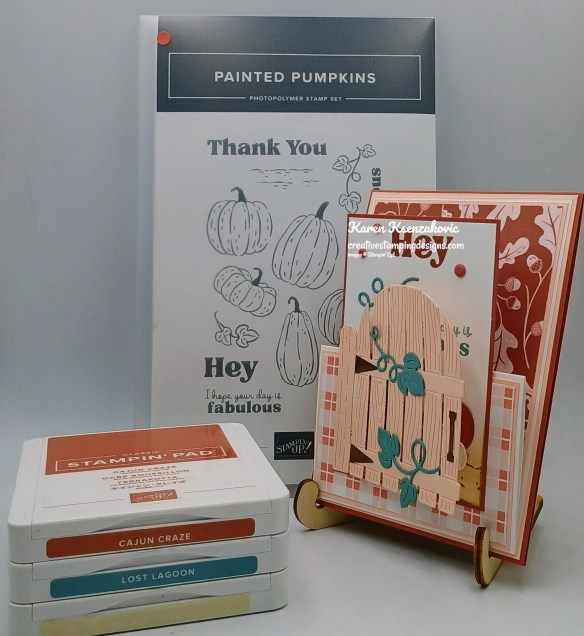 Stampin' Up! Painted Pumpkins Fun Fold 1 creativestampingdesigns.com