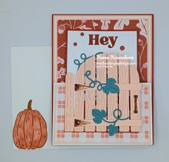 Stampin' Up! Painted Pumpkins Fun Fold 6 creativestampingdesigns.com