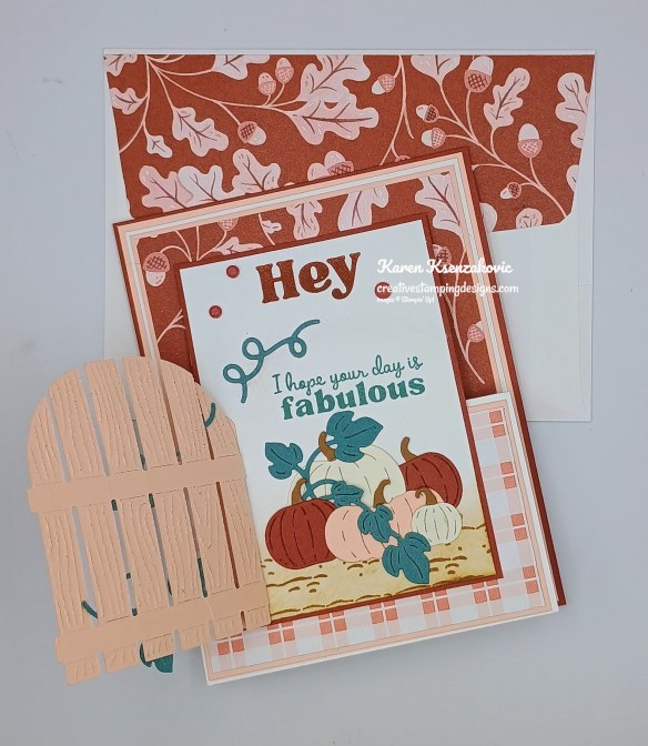 Stampin' Up! Painted Pumpkins Fun Fold 7 creativestampingdesigns.com