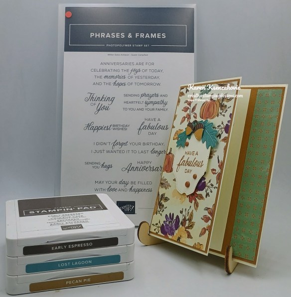 Stampin' Up! Phrases & Frames Fun Fold 1 creativestampingdesigns.com