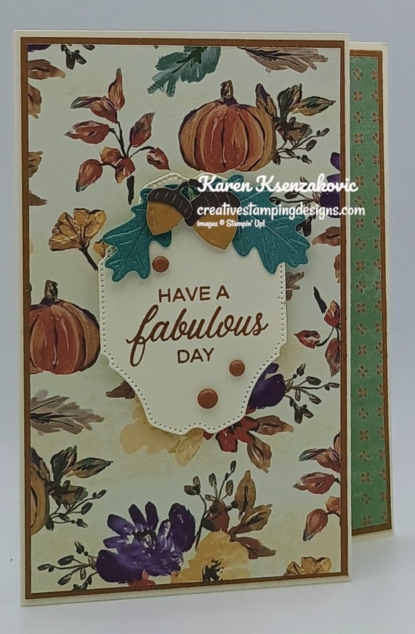 Stampin' Up! Phrases & Frames Fun Fold 3 creativestampingdesigns.com