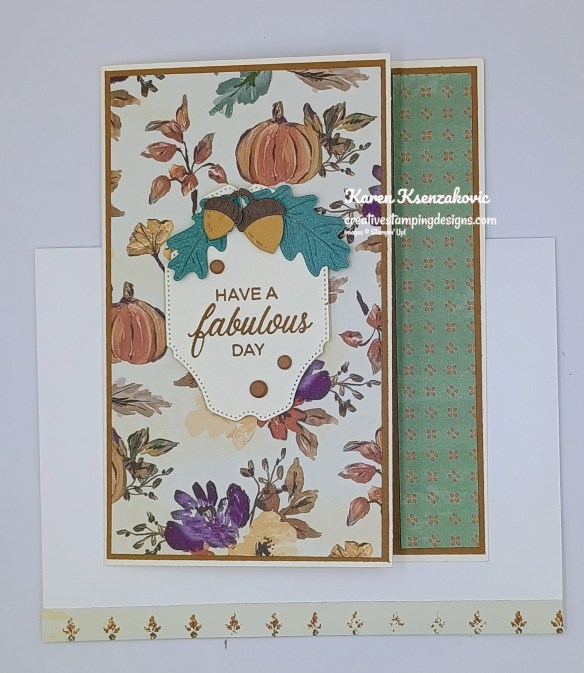Stampin' Up! Phrases & Frames Fun Fold 6 creativestampingdesigns.com