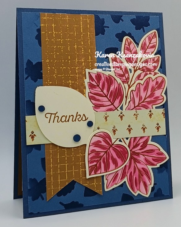Stampin' Up! Simply Lustrous Leaves 4 creativestampingdesigns.com