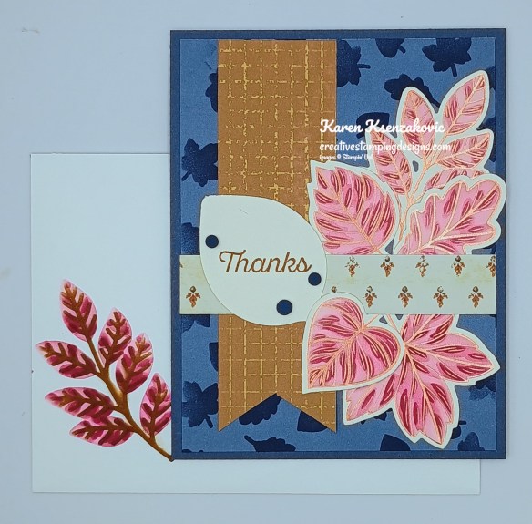 Stampin' Up! Simply Lustrous Leaves 6 creativestampingdesigns.com