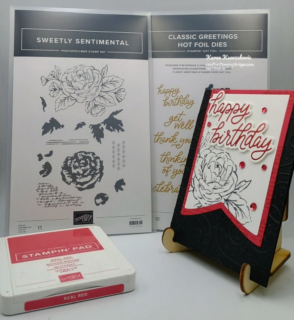 Stampin' Up! Sweetly Sentimental Birthday 1 creativestampingdesigns.com