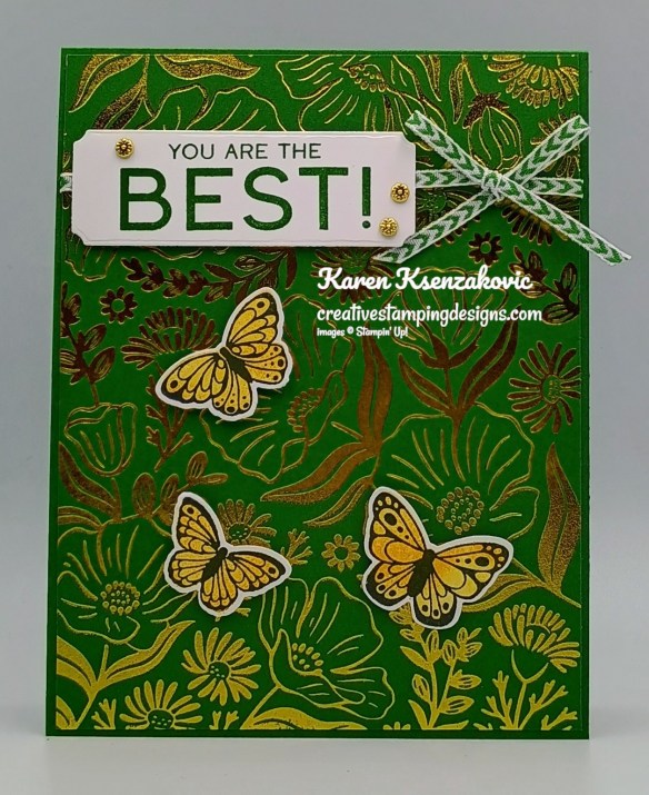 Stampin' Up! Words & Wishes Garden Silhouette 2 creativestampingdesigns.com