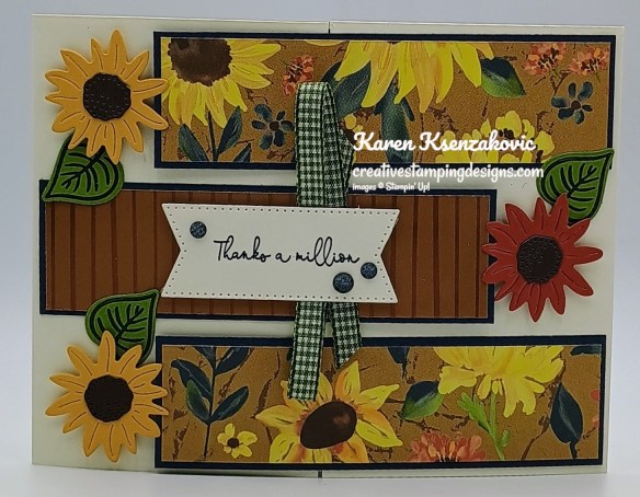 Stampin' Up! Banner Sayings Sunflowers 2 creativestampingdesigns.com