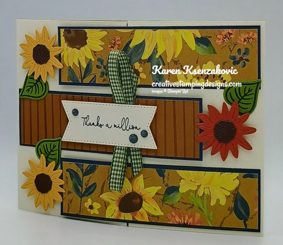 Stampin' Up! Banner Sayings Sunflowers 4 creativestampingdesigns.com