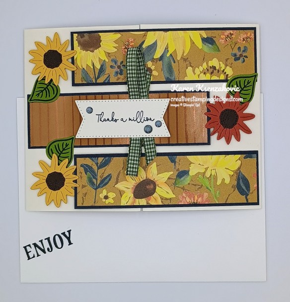 Stampin' Up! Banner Sayings Sunflowers 6 creativestampingdesigns.com