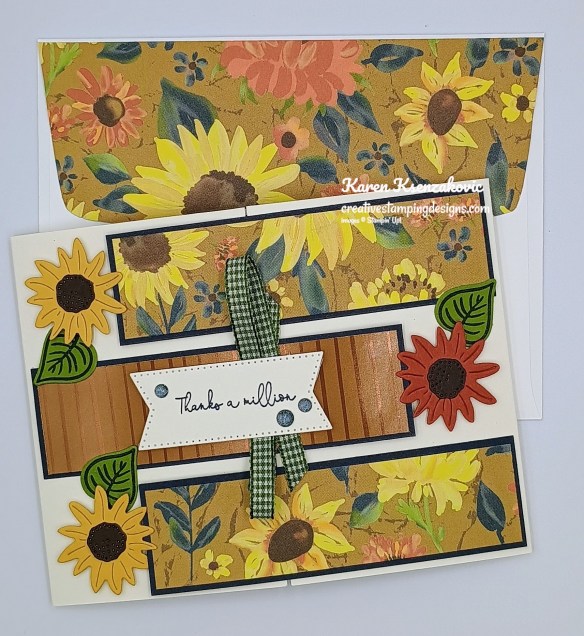 Stampin' Up! Banner Sayings Sunflowers 7 creativestampingdesigns.com
