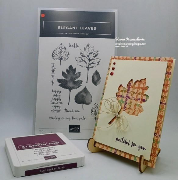 Stampin' Up! Elegant Leaves Grateful 1 creativestampingdesigns.com