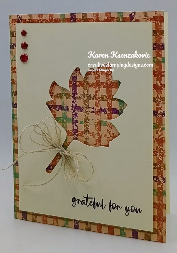 Stampin' Up! Elegant Leaves Grateful 3 creativestampingdesigns.com