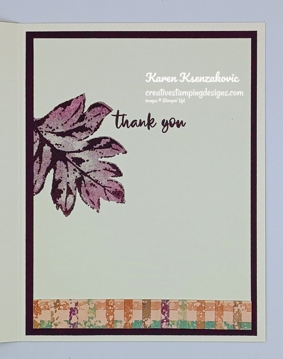 Stampin' Up! Elegant Leaves Grateful 5 creativestampingdesigns.com