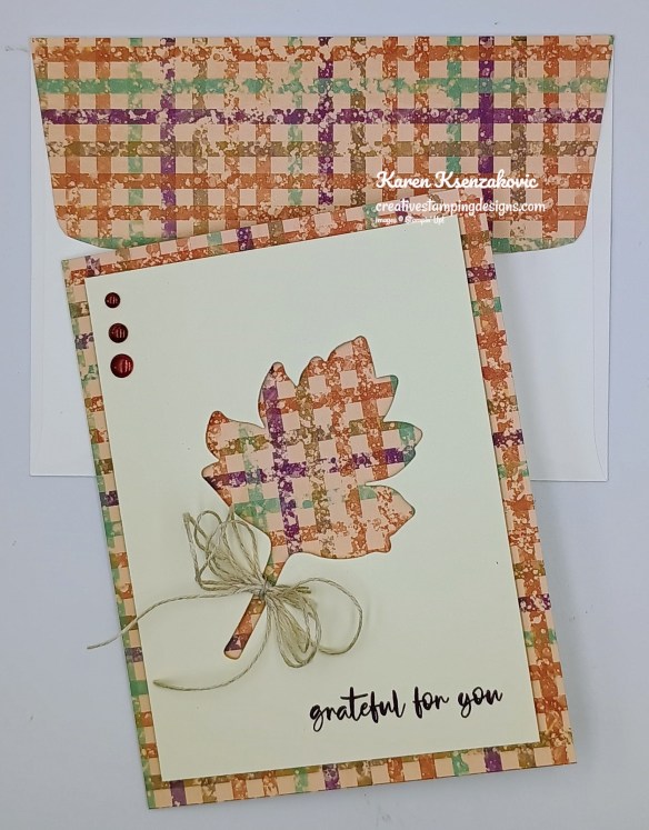 Stampin' Up! Elegant Leaves Grateful 7 creativestampingdesigns.com