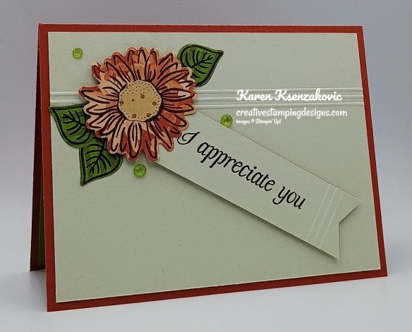 Stampin' Up! Framed Violets CAS 3 creativestampingdesigns.com