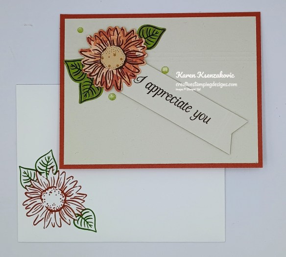 Stampin' Up! Framed Violets CAS 6 creativestampingdesigns.com