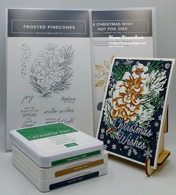 Stampin' Up! Frosted Pinecones Christmas Wish 1 creativestampingdesigns.com