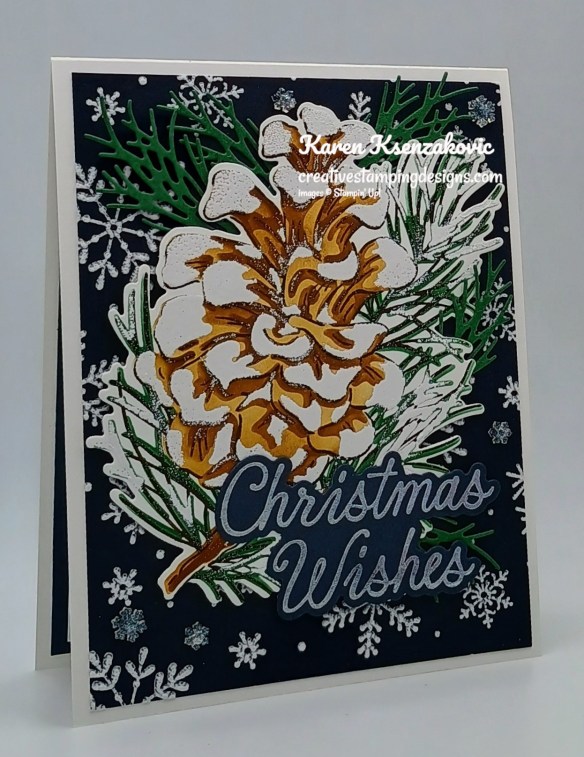 Stampin' Up! Frosted Pinecones Christmas Wish 3 creativestampingdesigns.com