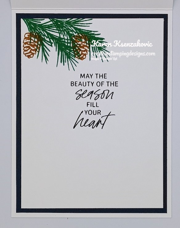 Stampin' Up! Frosted Pinecones Christmas Wish 5 creativestampingdesigns.com