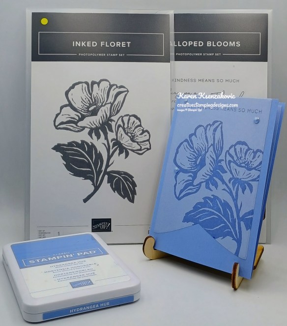 Stampin' Up! Inked Floret Blooms 1 creativestampingdesigns.com