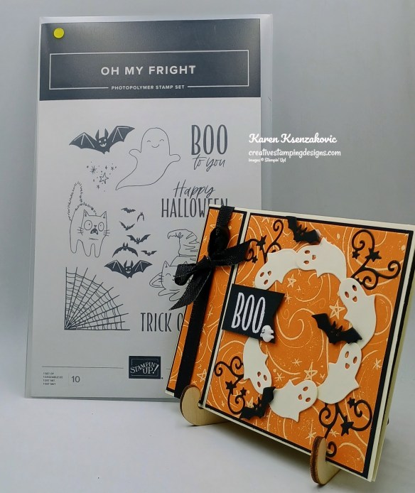 Stampin' Up! Oh My Fright Fun Fold 1 creativestampingdesigns.com