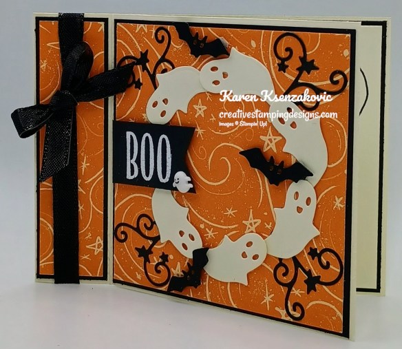 Stampin' Up! Oh My Fright Fun Fold 4 creativestampingdesigns.com