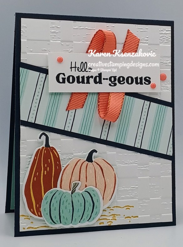 Stampin' Up! Painted Pumpkins Hello 3 creativestampingdesigns.com