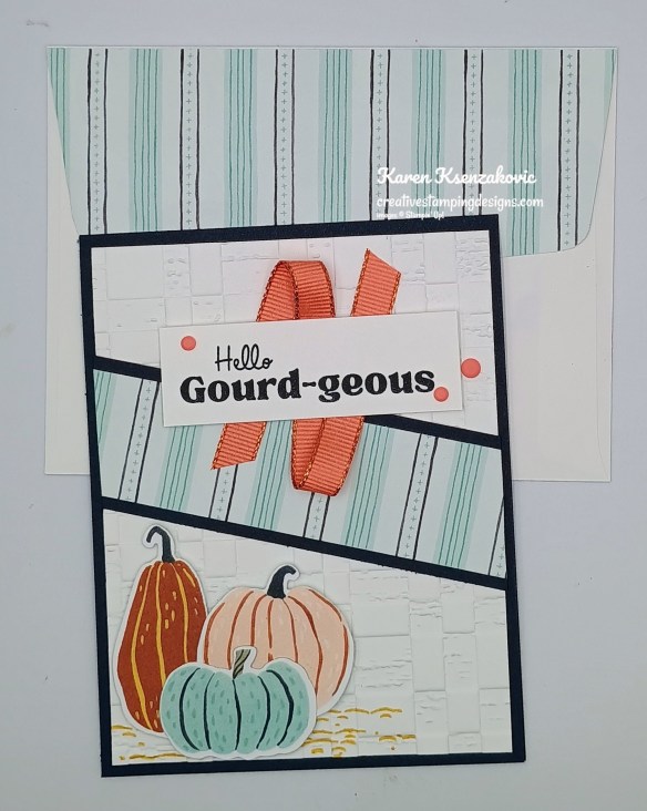 Stampin' Up! Painted Pumpkins Hello 7 creativestampingdesigns.com