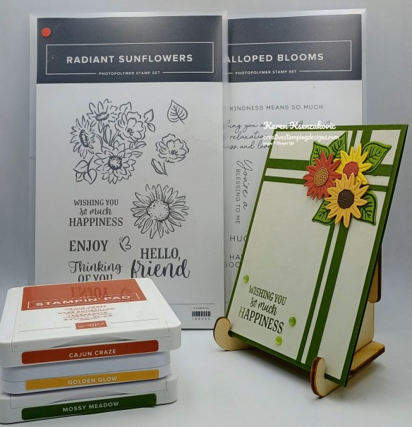 Stampin' Up! Radiant Sunflowers Happiness 1 creativestampingdesigns.com