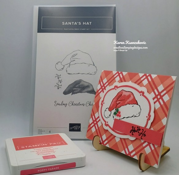 Stampin' Up! Santa Hat HoHoHo1 creativestampingdesigns.com