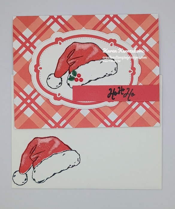 Stampin' Up! Santa Hat HoHoHo6 creativestampingdesigns.com