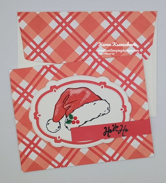Stampin' Up! Santa Hat HoHoHo7 creativestampingdesigns.com