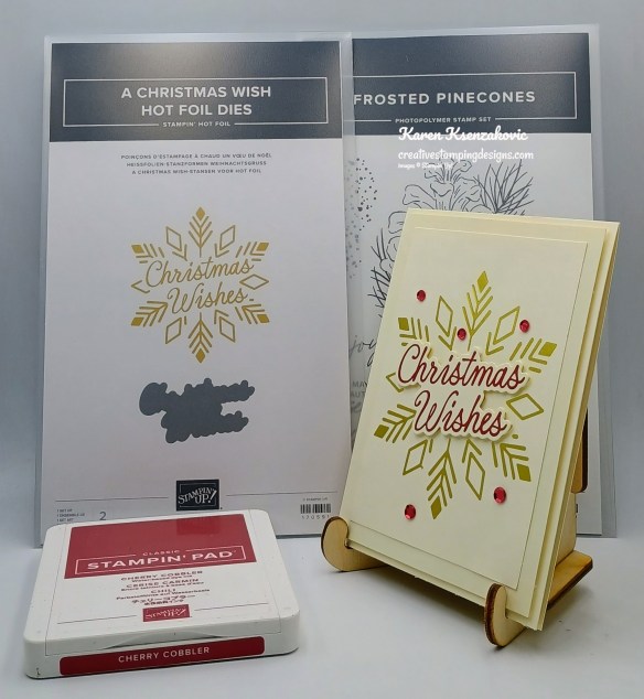 Stampin' Up! A Christmas Wish CAS 1 creativestampingdesigns.com