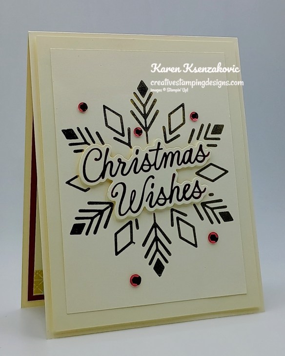 Stampin' Up! A Christmas Wish CAS 3 creativestampingdesigns.com