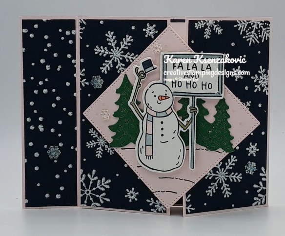 Stampin' Up! Christmas Crew Fun Fold 2 creativestampingdesigns.com