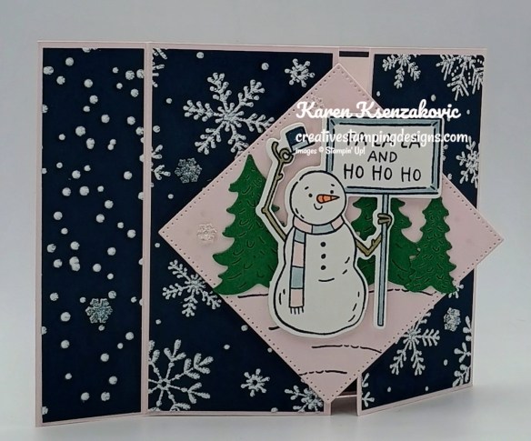 Stampin' Up! Christmas Crew Fun Fold 3 creativestampingdesigns.com