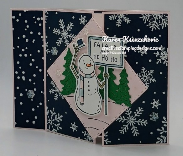 Stampin' Up! Christmas Crew Fun Fold 4 creativestampingdesigns.com