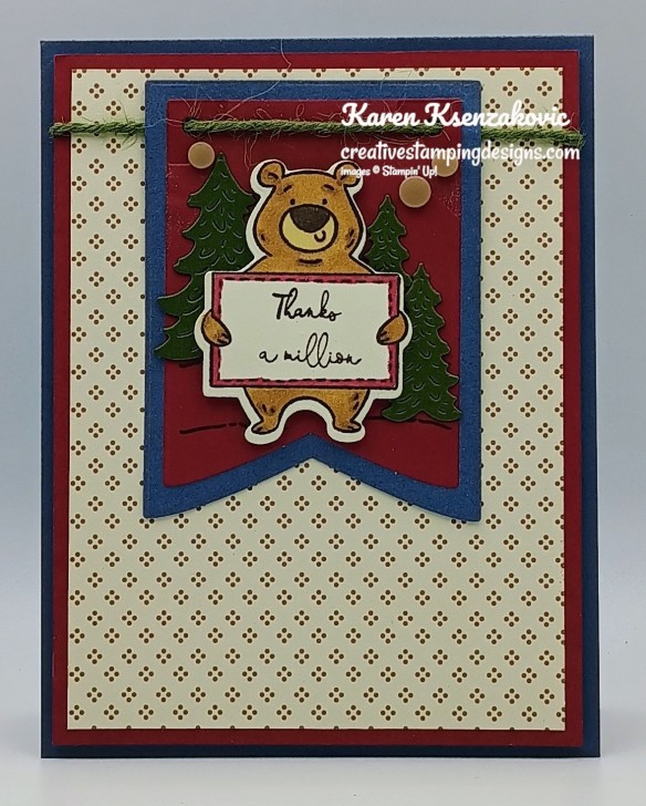 Stampin' Up! Christmas Crew Thanks 2 creativestampingdesigns.com