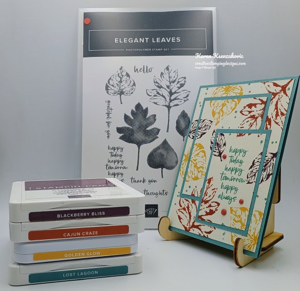 Stampin' Up! Elegant Leaves Triple Time 1 creativestampingdesigns.com