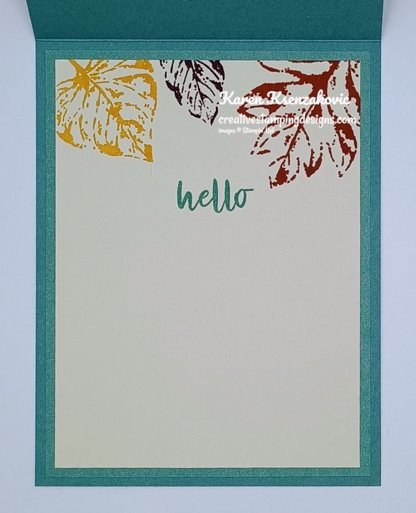 Stampin' Up! Elegant Leaves Triple Time 5 creativestampingdesigns.com