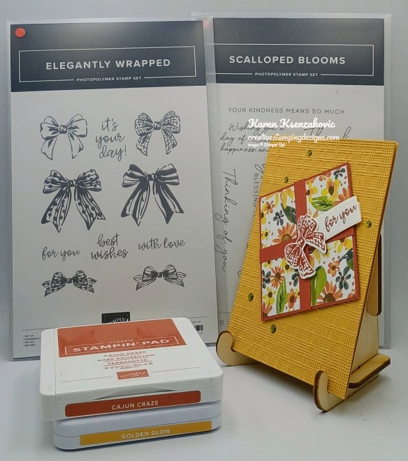 Stampin' Up! Elegantly Wrapped Gift 1 creativestampingdesigns.com